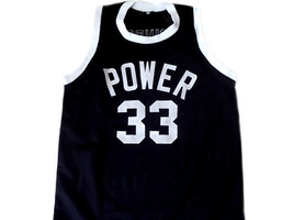 Alcindor #33 Power High School Abdul Jabbar Basketball Jersey Black Any Size  image 4