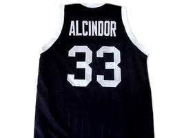 Alcindor #33 Power High School Abdul Jabbar Basketball Jersey Black Any Size  image 5