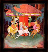 Merry Go Round by Dorothy Lathrop 1934 First Issue Book Art Print in Ful... - $26.99