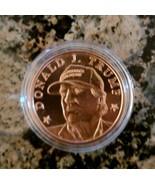 Donald Trump MAGA Hat .999 Pure Copper Round 1 AVDP Ounce BU Tube of 10 - £21.23 GBP