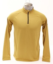 Under Armour Gold 1/4 Zip Long Sleeve Athletic Shirt Men&#39;s Medium M NWT - $44.54