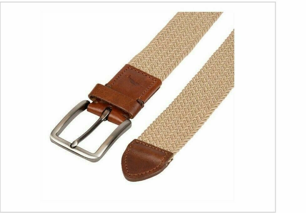 Louis Vuitton Genuine Leather Saffiano Pattern Belt Made In Spain Size 44