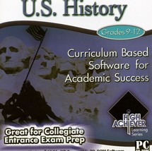 High Achiever U.S. History Grades 9-12 Windows 95/98/Me/XP/Vista CD ROM for PC - $4.99