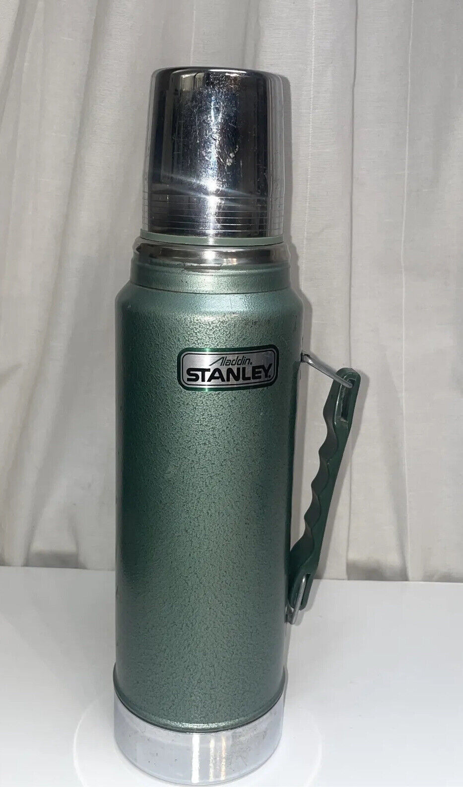 Vintage Aladdin STANLEY Thermos with Handle 1 Quart Made in USA A-944DH