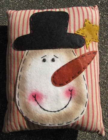 Primary image for 51384SP-Snowman Face Pillow Cloth 