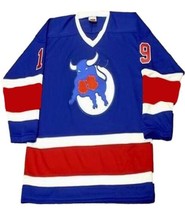 Any Name Number Toronto Toros Retro Hockey Jersey New Blue Any Size image 1