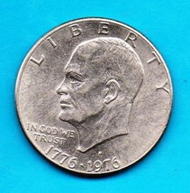 Bi-Centennial Eisenhower (IKE) Dollar - 1976 D Near uncirculated   - $9.00