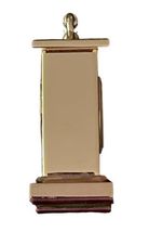Vtg Bulova B0503 Musette Miniature Mantel Desk Lantern Clock Mini Solid Brass image 7