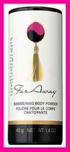 Womens Fragrance Shimmering FAR AWAY Body Powder Talc 1.4 oz NEW - $19.93
