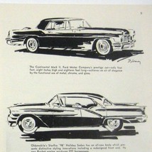 1957 Print 2 Page Ad 42nd National Automobile Show Car Buick Starfire Ch... - $23.75