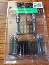 Lemax Spooky Town Halloween Gargoyle Fence Set of 5 Item #44139 2004 - $14.99