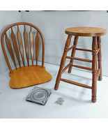 Sunset Trading Nutmeg/Light Oak Selections 24&quot; Swivel Barstool Chair - $24.26