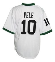 Pele #10 NY Cosmos New Men Soccer Football Jersey White Any Size image 2