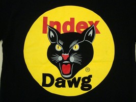 Index Dawg Fireworks Pyrotechnic Front Pocket Black T Shirt S - $19.45