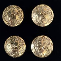 Magnetic Horse Show Number Pins Golden Galaxy Set of 4 NEW image 1
