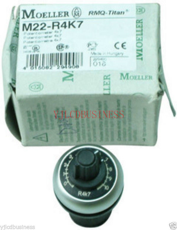 Moeller Potentiometer M22-R4K7 4.7k NIB  90 days warranty - $78.85