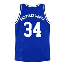 Shuttlesworth #34 Lincoln High School Ray Allen Basketball Jersey Blue Any Size image 2