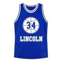 Shuttlesworth #34 Lincoln High School Ray Allen Basketball Jersey Blue Any Size image 1