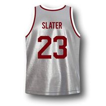 AC Slater #23 Bayside Saved By The Bell Basketball Jersey Grey Any Size image 2