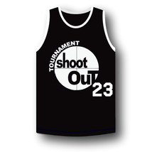 Motaw #23 Above The Rim Tournament Shoot Out Basketball Jersey Black Any Size image 1