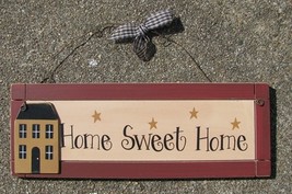  wp2014 home sweet home primitive wood Sign  - $7.95