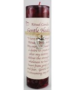 Gentle Healing Pillar Candle with Ritual Necklace - $25.00