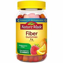 Nature Made Fiber 6 g, Dietary Supplement for Digestive Health Support, 90 Fiber