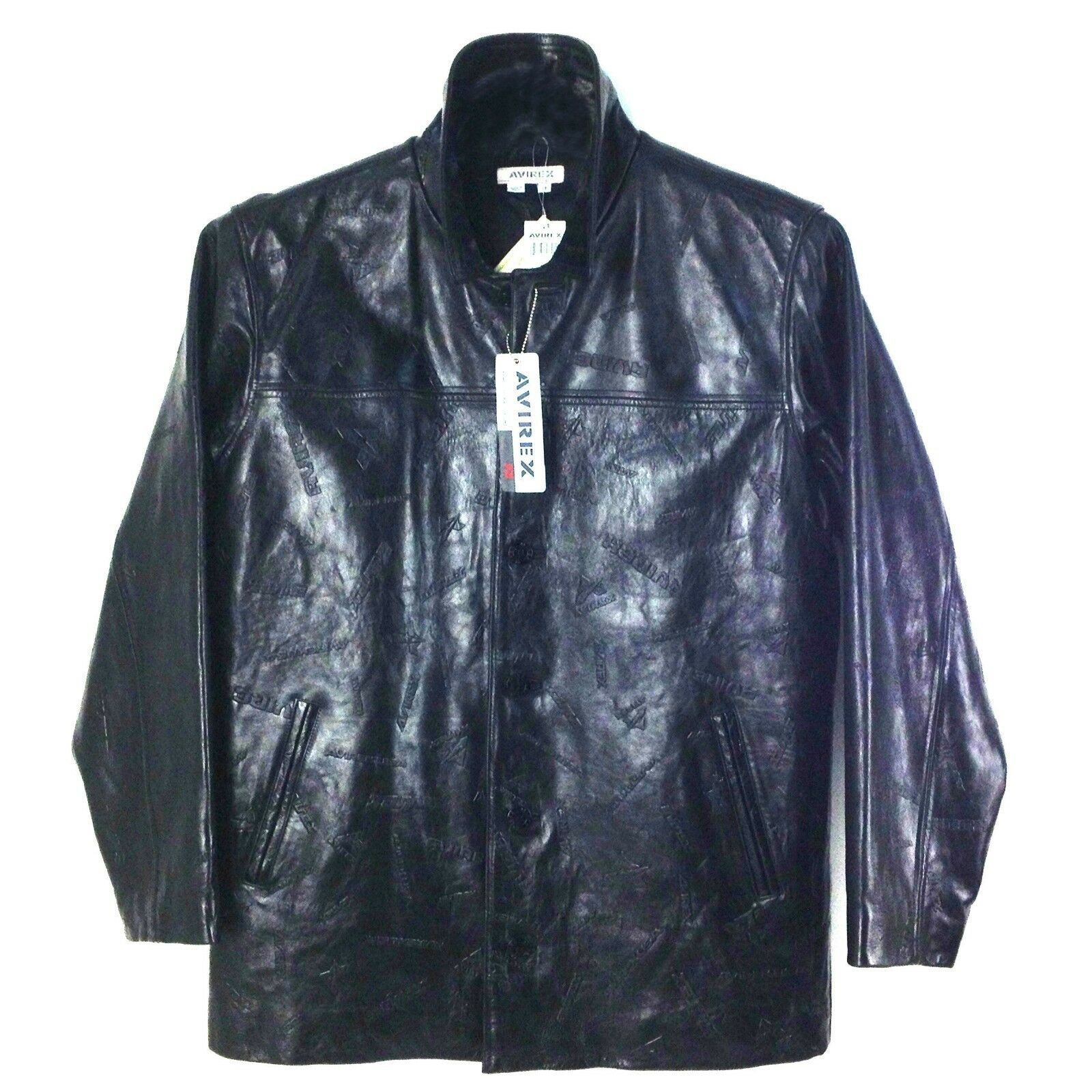 Avirex Men's 3/4 Long Leather Jacket, and 50 similar items