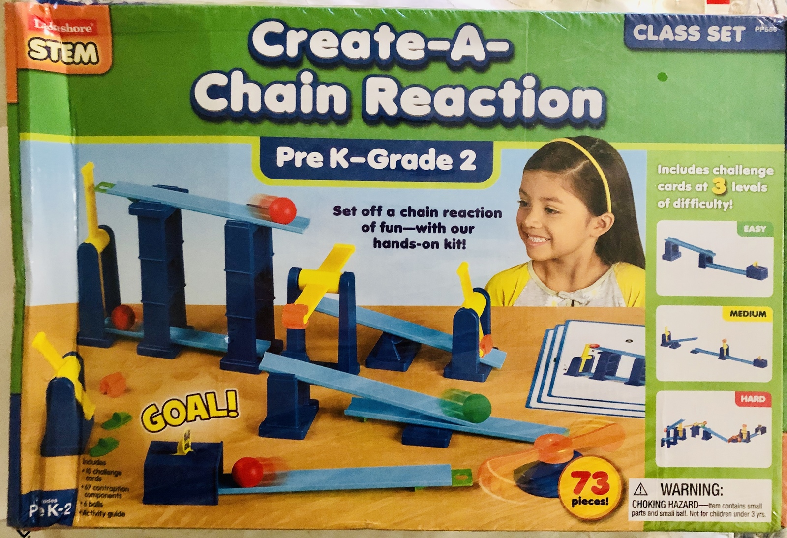 Lakeshore CreateAChain Reaction Science Kit Pre K2nd Grade Class Set