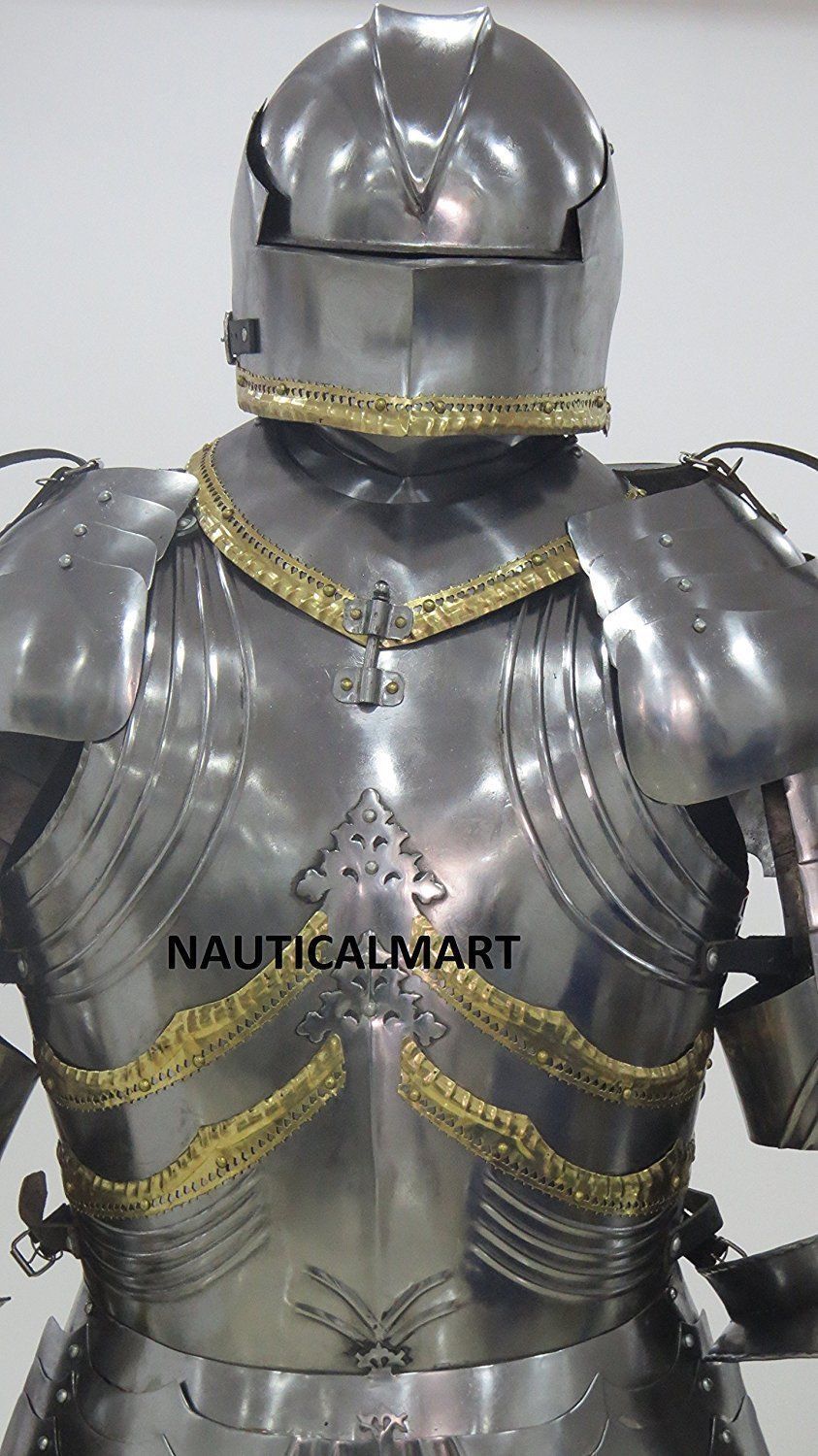  NauticalMart Medieval Knight Suit of Armor Combat Full Body  Armour Wearable Handicraft Replica : Home & Kitchen