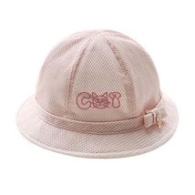 Lovely Sunhat Great Gift Foldable Beach Hat Summer Hat Cotton Hat Baby Cap Pink