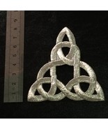 Trinity Celtic Knot Embroidered Patch Stencil Appliques Triquetra Iron O... - $17.87