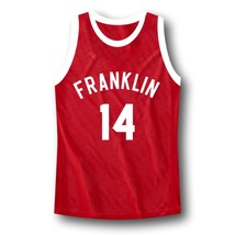 Manigault #14 Franklin High School Rebound Basketball Jersey Red Any Size image 1