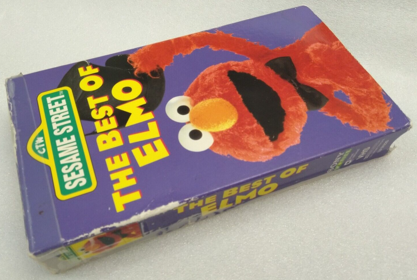VHS Sesame Street The Best of Elmo (VHS, 1994, Cardboard Sleeve