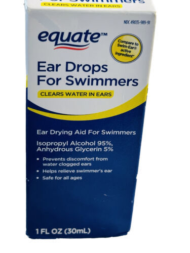 Equate Ear Drops for Swimmers:1floz/30ml - Ear Drops