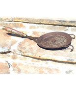 Primitive Old HAND FORGED Iron Wood handle Strainer Hang BZ - $99.99