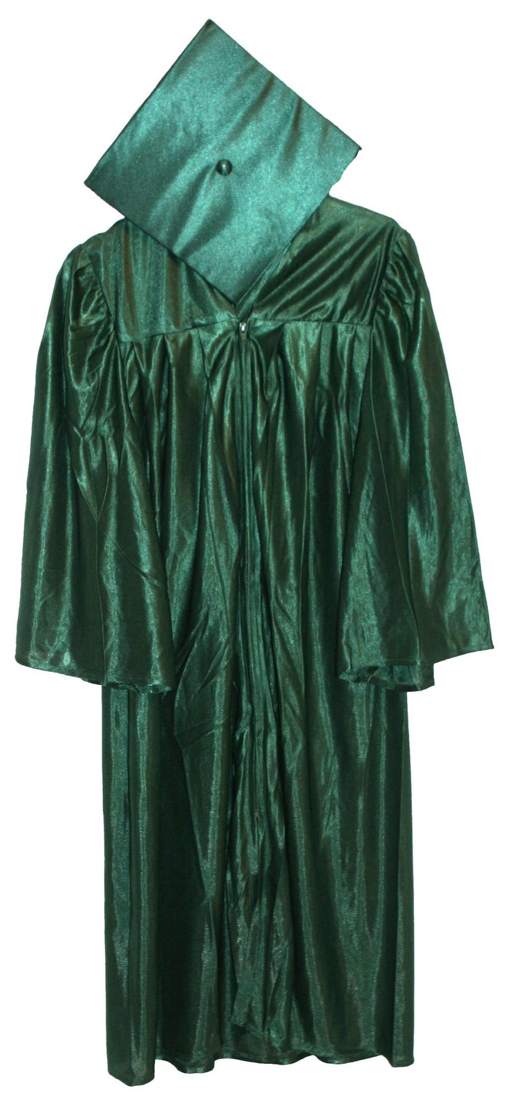 Economy Cap and Gown Shiny Finish Cap and Gown 6'0-6'2 Hunter - Wedding ...