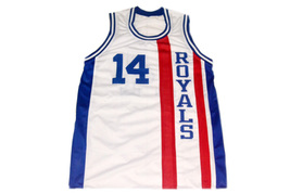 Oscar Robertson #14 Cincinnati Royals Men Basketball Jersey White Any Size image 4