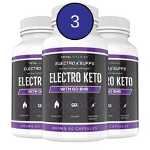 3 Pack Electro Keto Pills Burn Fat Increase Energy Advanced - $63.00