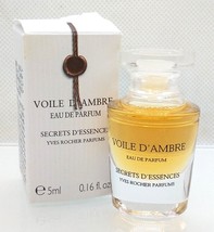Voile D´Ambre By Yves Rocher ✿ Mini Eau Parfum Miniature Perfume (5ml. 0.16oz.) - $16.14