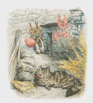 Counted Cross Stitch  B. potter's two mice married 14.86" x 17.71" - L1144 - $3.99