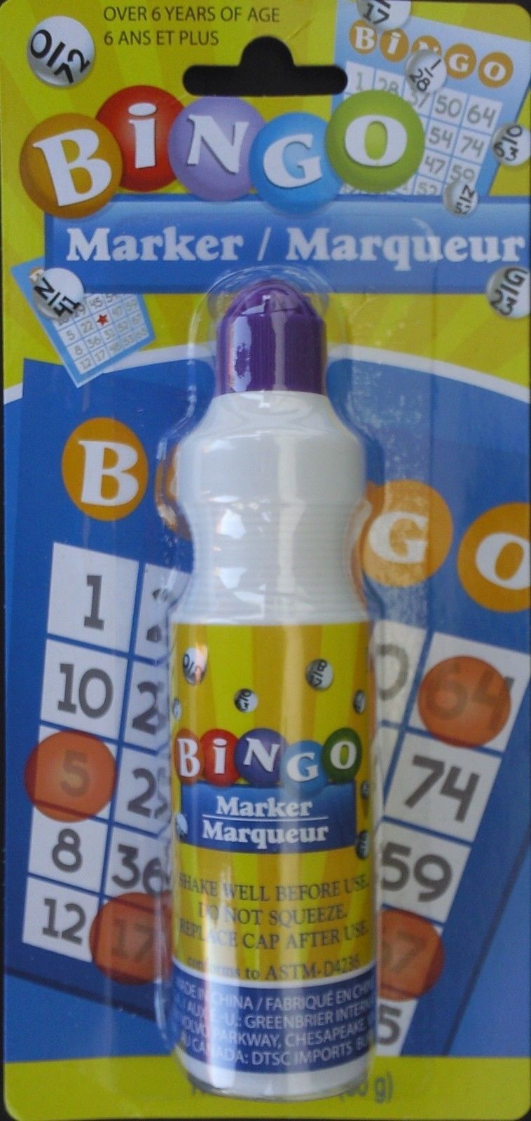 Bingo Markers, 5pcs.