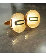 Vintage Swank monogram Cufflinks letter G Gold wedding gift personalized... - $75.00