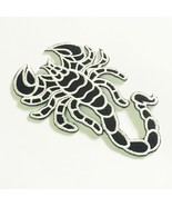 Back Patch Scorpion Embroidered Iron On Large White Black Size 8&quot; x 11&quot; ... - $24.81