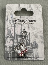Disney Parks Minnie Mouse Silver Color Shoes Charm NEW RETIRED