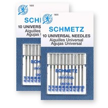 20 Schmetz Universal Sewing Machine Needles - Assorted Sizes - 2 Cards - $20.99