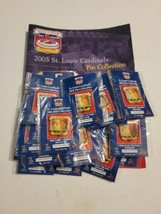 Complete Set & Folder 2005 MLB St Louis Cardinals Baseball Pin Collection Pujols - $38.69