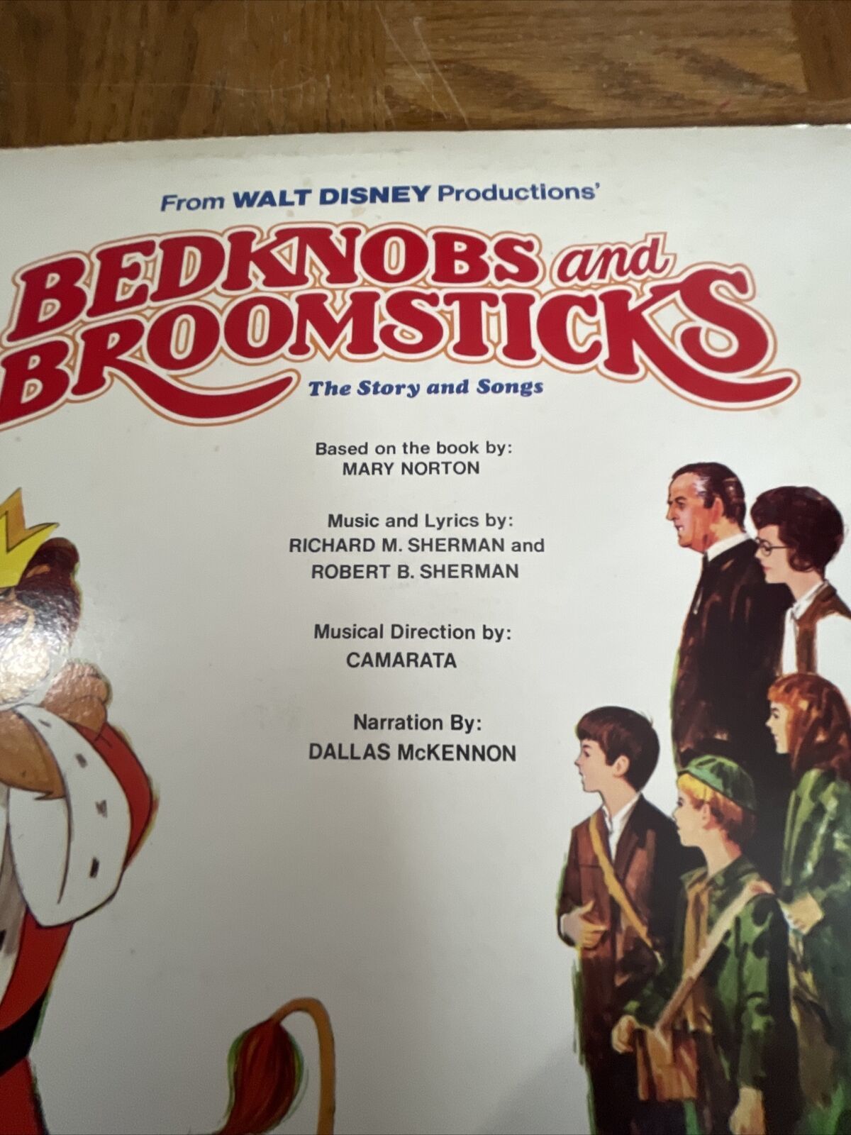 Walt Disney Bedknobs And Broomsticks AlbumVery Rare VintageSHIPS N 24