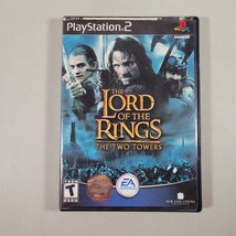 Lord Of The Rings PS2 The Two Towers 2002 Black Label CIB Complete W/ Manual - $10.77