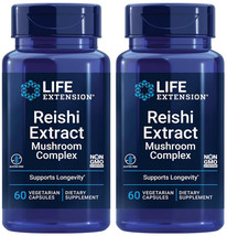 Reishi Extract Mushroom Complex Immune Syatem Support 120 Capsule Life Extension - $44.99